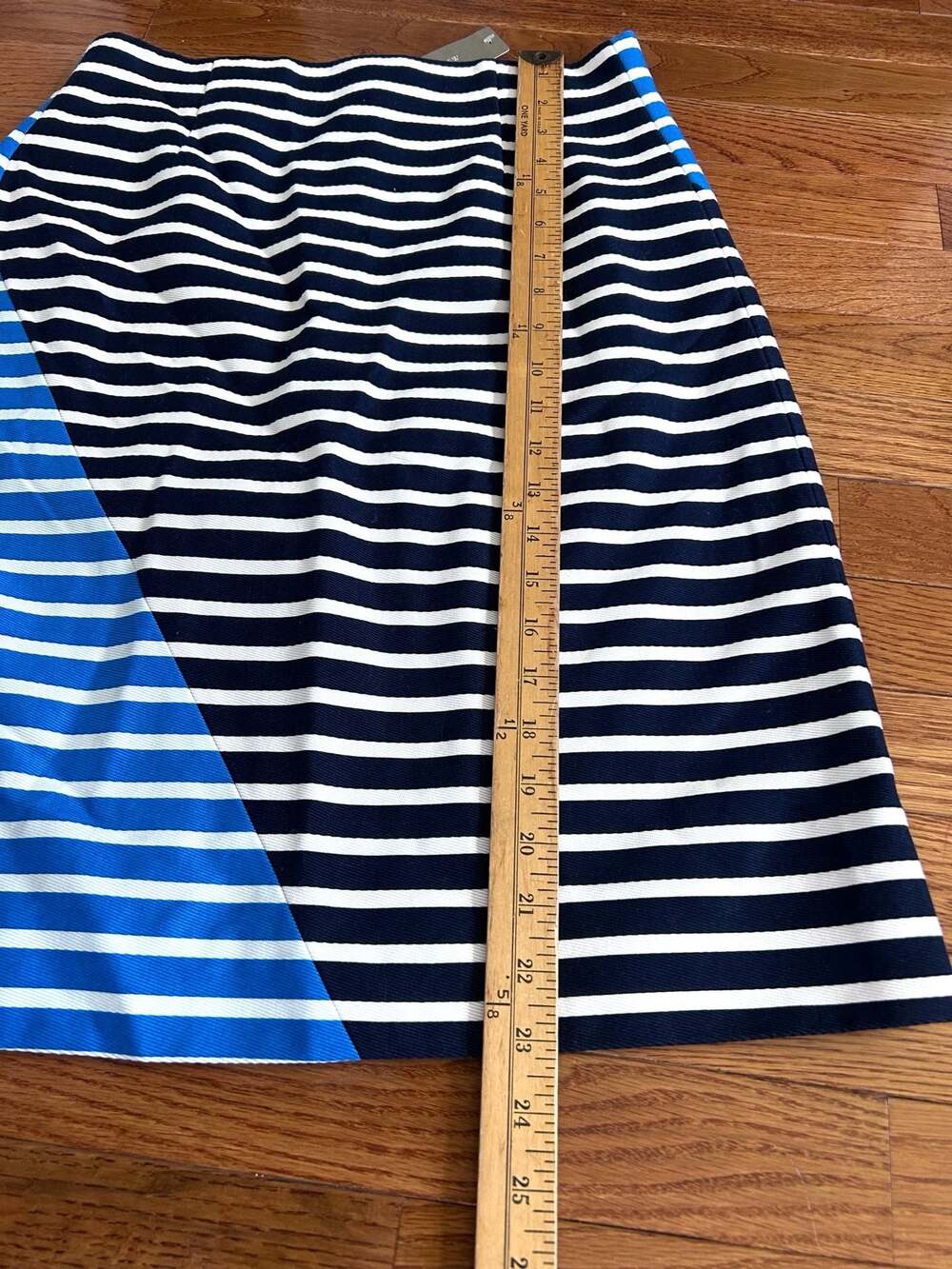 J.Crew Striped A-Line Skirt Size 4 - Picture 6 of 6